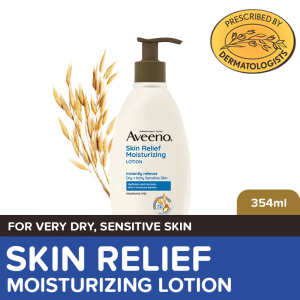 Aveeno Skin Relief Body Lotion 354ml – Moisturizing Lotion for Sensitive Skin, Dry and Itchy Skin, Eczema, Atopic Dermatitis