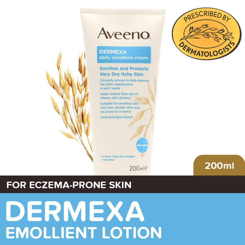 Aveeno Dermexa Cream 200ml - Eczema Lotion